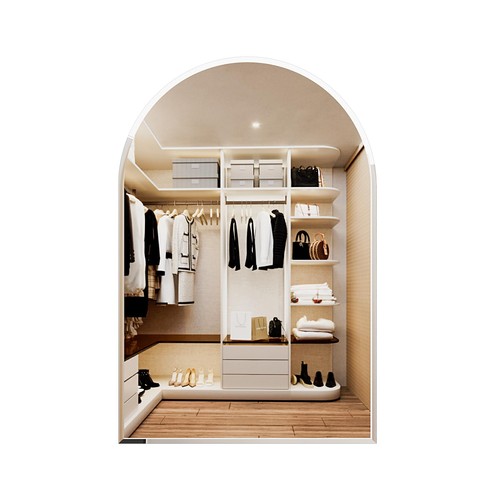 Arched bathroom mirror 26x38 - bathroom, mirror,